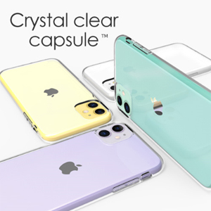 폰시즌,크리스탈/이슬 클리어 캡슐 젤리 | 애플 아이폰11(6.1)
