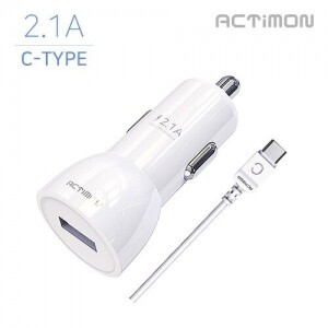 폰시즌,☞ C차-04 ☜ [C타입] 엑티몬 차량용 분리형 충전기 USB1 구 2.1A / MON-CC1-211-CP