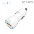 ▥ 차-11 ▥ [USB 1구] 엑티몬 차량용 QC 3.0 18W 고속 충전기 [케이블 미포함] / MON-CQ1-301